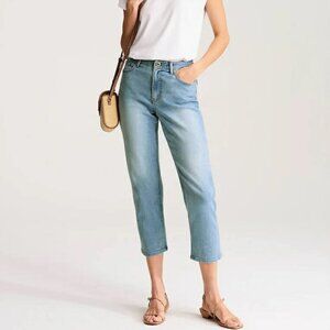 J.Jill High-Rise Straight Leg Capris | Size 4 | Pull-On Style | Like New